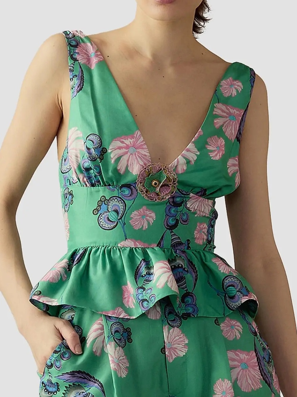Cynthia Rowley Womens Sleeveless Eden Silk Top